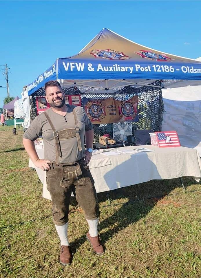 Some members of our Auxillary participated in Oktoberfest. We educated the community about our VFW. 